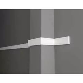 Ударопрочный влагостойкий стеновой молдинг под покраску Decor-Dizayn