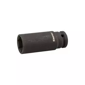 Удлиненная ударная фосфатированная торцевая головка KRAFTOOL INDUSTRIE QUALITAT 27942-22_z01