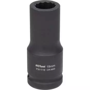 Удлиненная ударная головка двенадцатигранная AV Steel AV-731119