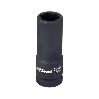Удлиненная ударная шестигранная торцевая головка AV Steel AV-720118