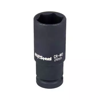 Удлиненная ударная шестигранная торцевая головка AV Steel AV-720124