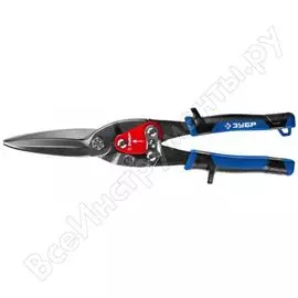 Удлиненные прямые ножницы по металлу ЗУБР ПРОФ. 23130-SL