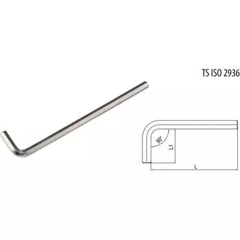 Удлиненный Г-образный шестигранный ключ IZELTAS 4903220080