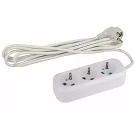 Удлинитель эра ux-3e-10m россия c заземл, 3х0,75мм2, 3гн, 10м б0023159