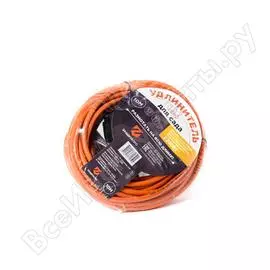 Удлинитель без заземления защита про 1 розетка 2х1мм 10м смотка 81951339