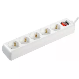 Удлинитель IEK У05К-выключатель WYP10-16-05-05-ZK-N