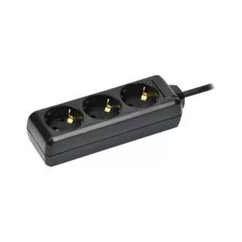 Удлинитель IEK у03 3 места с/з 1,5м 3x1мм2 16а 250в чер. WYP10-16-03-01-Z-K02