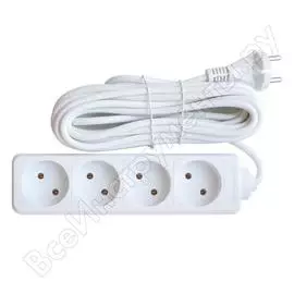 Удлинитель in home 4n-3-smart 4-х местный 6а 3м 8243 4690612010311