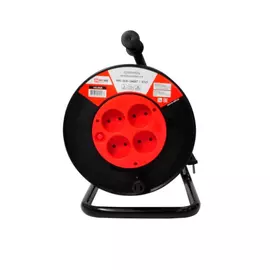 Удлинитель in home на катушке rn4-0630-smart с термозащитой четырехместный 6а 30м 8743 4690612010533