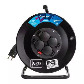 Удлинитель КОСМОС YKKsm30m-4g-Z(2.5)KG