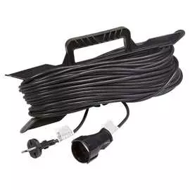 Удлинитель на рамке rexant 40 м 1 розетка 2х0.75 черный 11-5240