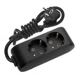 Удлинитель panasonic 2гн х 3м с/з черный x-tendia 54707 wltb0423-2bl-res