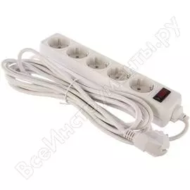 Удлинитель КОСМОС FKsm5m-5g(W)