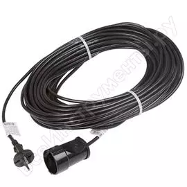 Удлинитель-шнур rexant 20 м 1 розетка 2х0.75 черный 11-4220