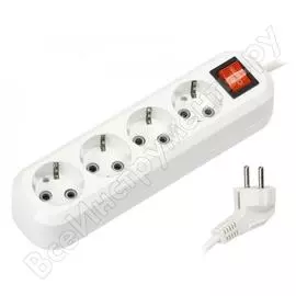 Удлинитель Smartbuy SBE-16-4-03-ZS