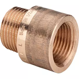 Удлинитель viega нв, 1/2"х25 мм бронза 354985