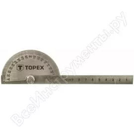 Угломер с линейкой topex 100 мм 31c700