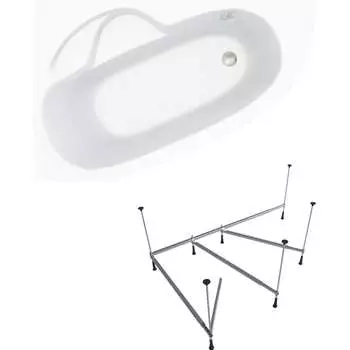 Угловая акриловая ванна Lavinia Boho Bell Pro S1-3702160L