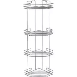 Угловая четырехъярусная полка для ванной Rosenberg