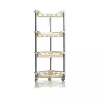 Угловая четырехсекционная этажерка ПОЛИМЕРБЫТ 4308800