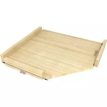 Угловая деревянная полка для стеллажей ТДВ