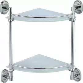Угловая двойная стеклянная полка Savol S-007073-2 23345