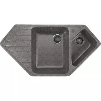 Угловая двухчашевая мойка MIXLINE