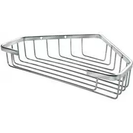 Угловая металлическая мыльница-сетка Аквалиния