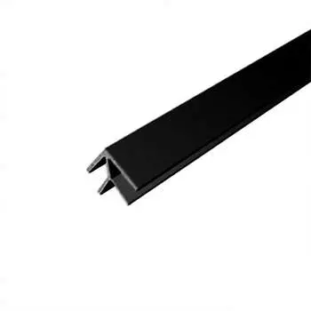 Угловая планка ООО ДЕКОПЛИНТ МЩ МЩелочка4чёрная