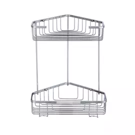 Двойная угловая полка-решетка Savol