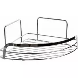 Угловая полка-сетка для ванной комнаты Аквалиния