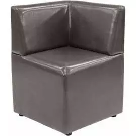 Угловая секция Мягкий Офис шоколадная РТ802ШК