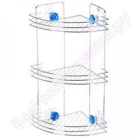 Угловая трехъярусная полка Рыжий кот