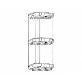 Угловая трехъярусная полочка-решетка FBS RYN 027