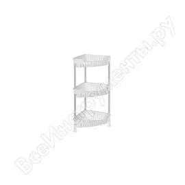 Угловая трехэтажная этажерка FIXSEN 4