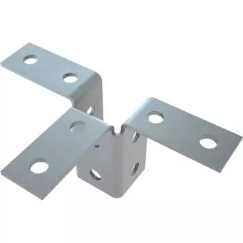 Угловая тройная усиленная пластина Система КМ