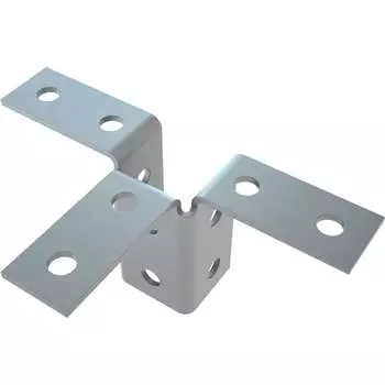 Угловая тройная усиленная пластина Система КМ