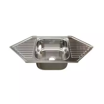 Угловая врезная мойка MIXLINE