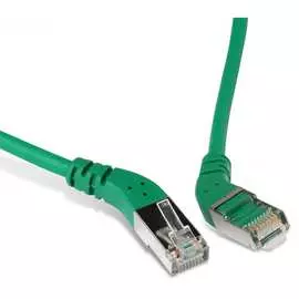 Угловой экранированный патч-корд Hyperline