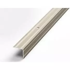 Угловой алюминиевый декоративный порог Лука 00000003192