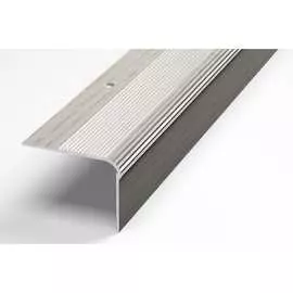 Угловой алюминиевый декоративный порог Лука