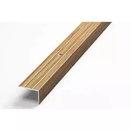 Угловой алюминиевый декоративный порог Лука