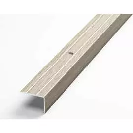 Угловой алюминиевый декоративный порог Лука УТ000003074