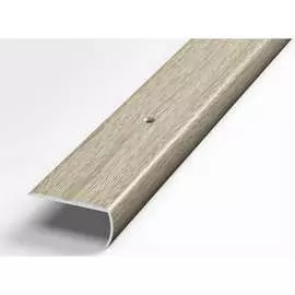 Угловой алюминиевый декоративный порог Лука УТ000000731