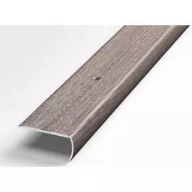 Угловой алюминиевый декоративный порог Лука