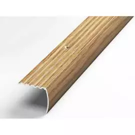 Угловой алюминиевый декоративный порог Лука