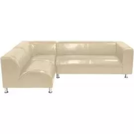 Угловой диван Мягкий Офис бежевый ОФК4П102БЖ