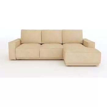 Угловой диван MZ5 Диваны Митчелл Split 10755908 Teddy 008 (светлый беж)