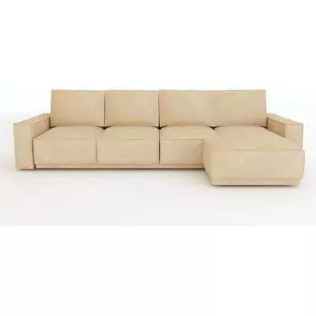 Угловой диван MZ5 Диваны Митчелл Split 10755908 Teddy 008 (светлый беж)