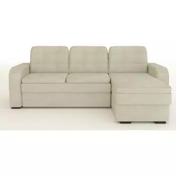 Угловой диван MZ5 Диваны Ринго 10755905 Teddy 005 (серый жемчуг)